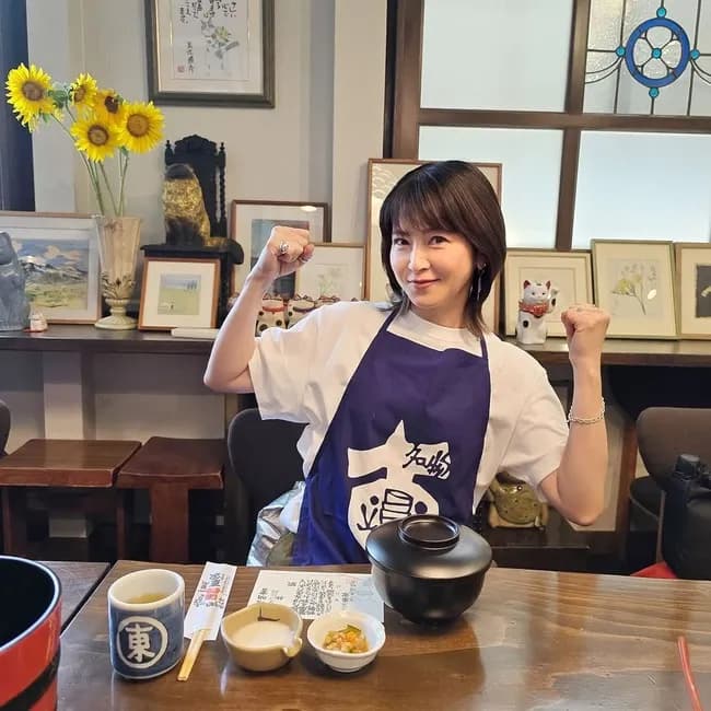 【写真あり】森高千里さん（56）、わんこそば35杯を完食してしまう