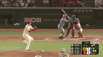 【広島対阪神15回戦】阪神、７回表に糸原の犠牲フライと中野のタイムリーで同点に追いつく！！！！！！！！！！！