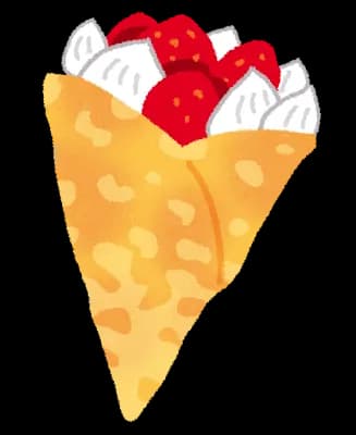 X民「クレープ食べてるおじさんいたキモい」