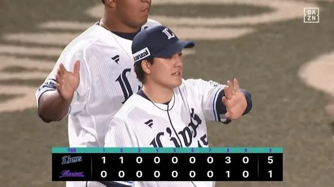 【ロッテ対西武12回戦】西武が５－１でロッテに連勝！プロ初スタメンの仲三河優太が４打点！３番抜てきの期待に応えて先制点＆ダメ押し点！與座が３勝目！ロッテは４連敗