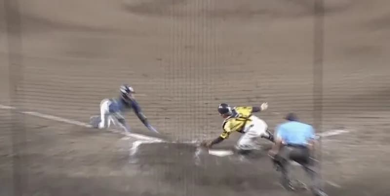 阪神vsヤクの9回表リクエスト、球審が判決を溜めて発表したの草