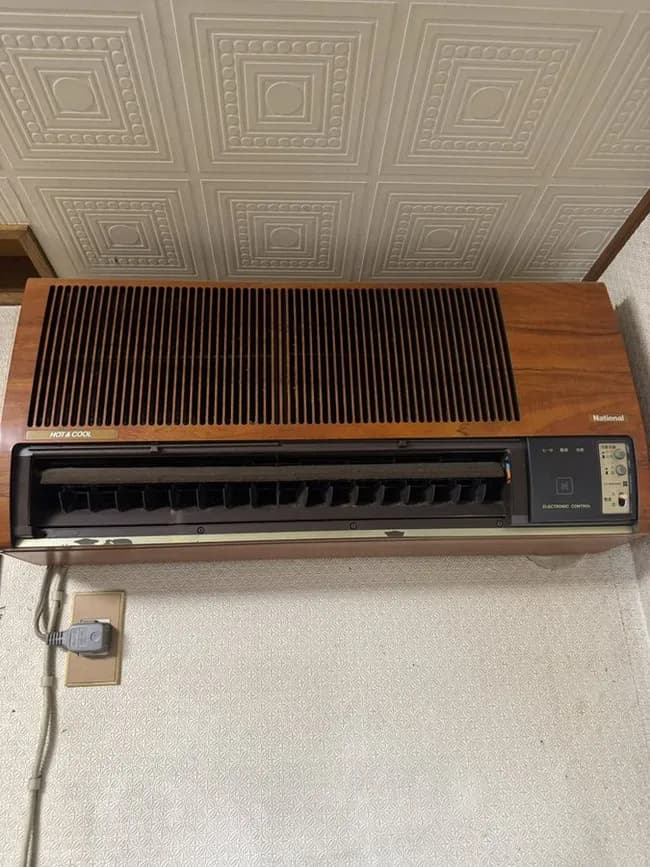 【衝撃】ナショナルのエアコン、４０年間使い続けても故障しないことが判明