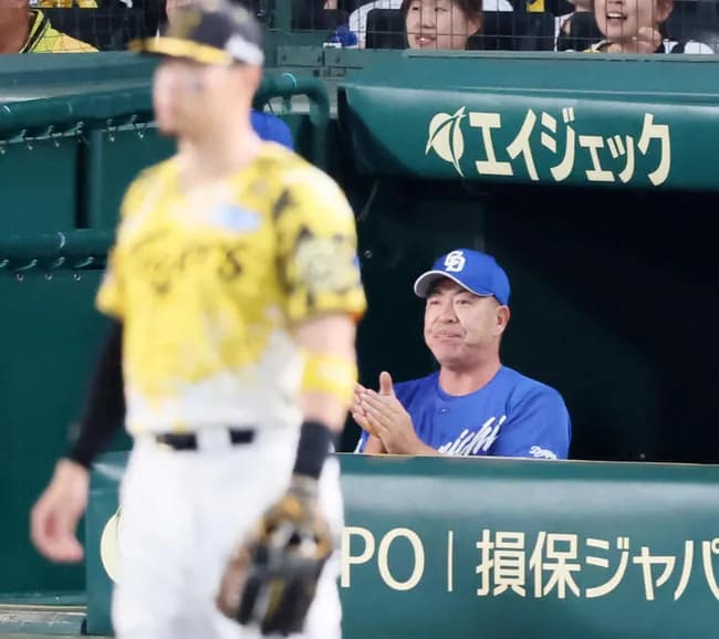 中日井上監督「試合序盤にベンチ前にうんこがビシャって。『うんこ来たよ！』と。今日は運があるなと