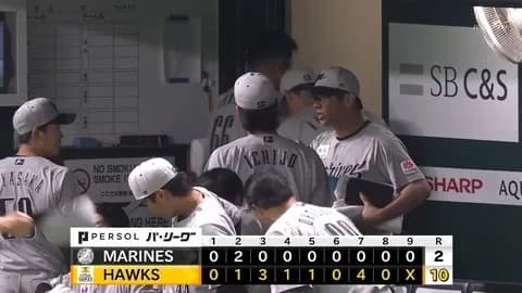 パ・リーグ順位表(7月15日)ロッテ惨敗でまたも連勝ならず、楽天が接戦制し4位西武1.5G差