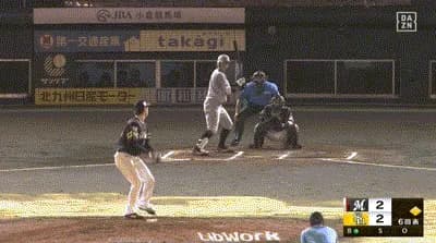 【ソフトバンク対ロッテ14回戦】ロッテ・上田希由翔、プロ初ホームランが勝ち越し２ランホームラン！！！！！！！！！！！！！！！！