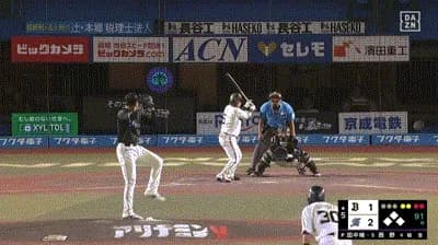 【ロッテ対オリックス13回戦】オリックスが5回表に2点を取り逆転！2アウト満塁からワイルドピッチで三塁ランナーが生還し同点！西野のタイムリーで勝ち越し！！！！！！！！！！