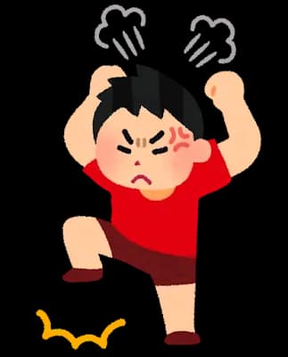 ワイ（176㎝78㎏）「うおおおおお！」マッマ（154㎝、43㎏）「お願い！落ち着いて」