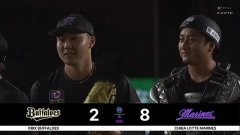 7月20日　ロッテ８－２オリックス　先発小島が6回2失点で4勝目！安田が猛打賞3打点と大暴れで久々の連勝！