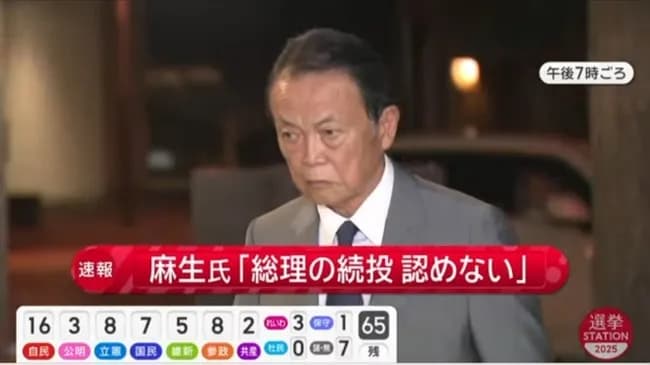 【悲報】麻生太郎さん、激怒