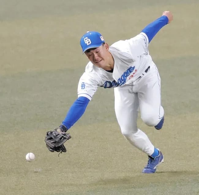 中日尾田　9盗塁 6盗塁死 5牽制死