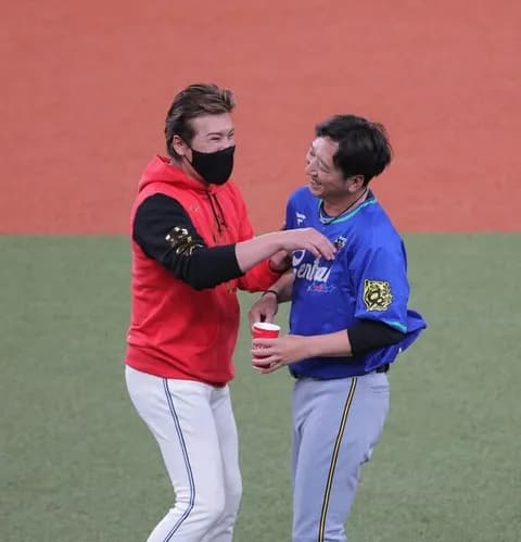 【球宴】全パの打順は新庄剛志ヘッドコーチの発案で「ガラポンくじ引き」４番はレイエスが引き当てる