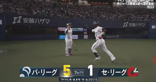 【オールスター】若月ホームランｗｗｗｗｗｗｗｗｗｗｗ