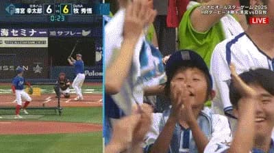 【ホームランダービー】決勝　日本ハム・清宮幸太郎vsDeNA・牧秀悟は、牧秀悟が７－６で勝利し優勝！！！！！！！！！