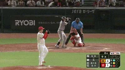 【広島対巨人15回戦】巨人・丸、広島・松本から第２号ソロホームラン！リードを４点に広げる！！！！！！！！！！！！！！！！