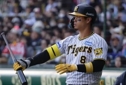 今年の佐藤輝明さん、打てなかったインコースをHRにしてしまう模様