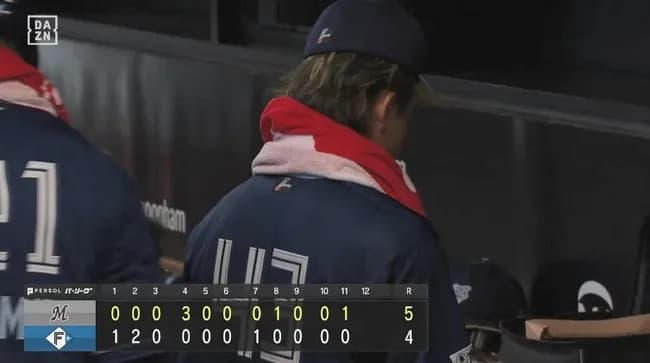 【日本ハム対ロッテ14回戦】日本ハム、ロッテに延長戦で痛恨の逆転負け ソフトバンクと1差に...宮西が11回2死満塁から藤原に押し出し四球 田中が8回に藤原に同点痛打