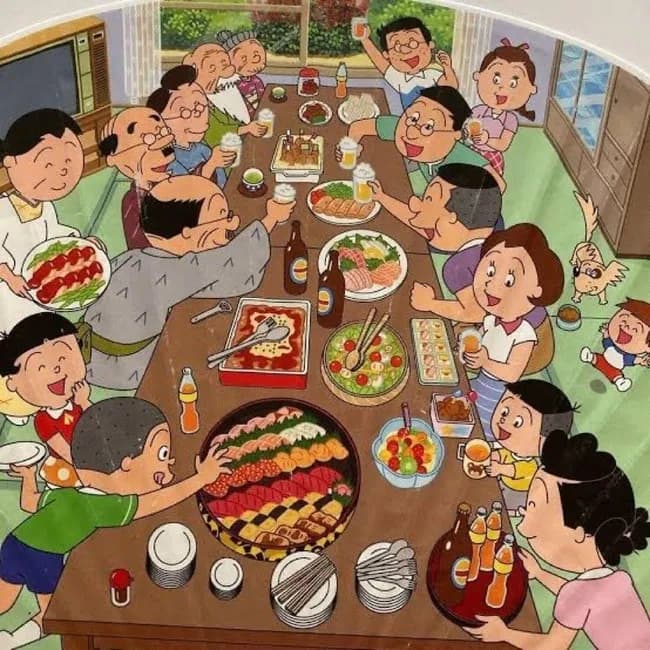 【画像】磯野家の宴会、レベチｗｗｗｗｗｗｗｗｗｗ