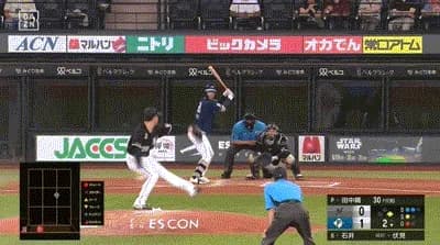 【日本ハム対ロッテ14回戦】ロッテ・藤原、後逸…