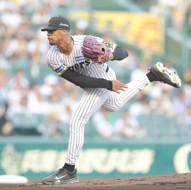 【阪神】デュプランティエが登録抹消　コンディション不良か　ここまで６勝でリーグトップ１０９奪三振