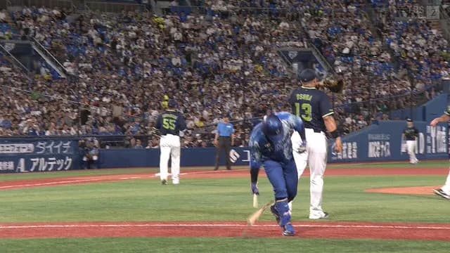 DeNA・東、キッズの前でバットを叩きつけるｗｗｗｗ