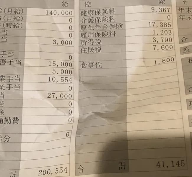 【画像】介護士の給料、ヤバすぎるｗｗｗｗ