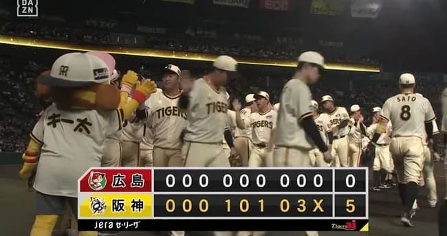 【速報】阪神タイガース、マジック39点灯！！！！