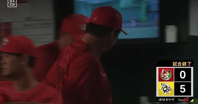 【悲報】広島、７月は２２試合でわずか３勝　昨年９月を下回る勝率