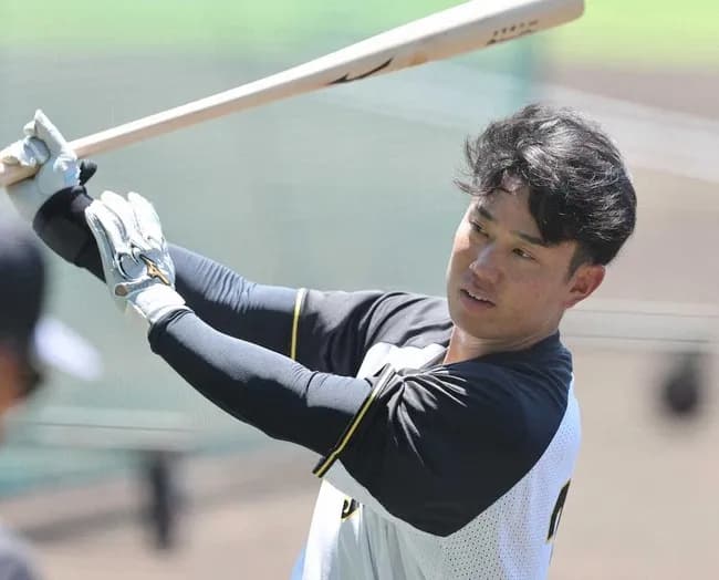 阪神・糸原が2軍残留練習合流　今季は48試合で打率・179