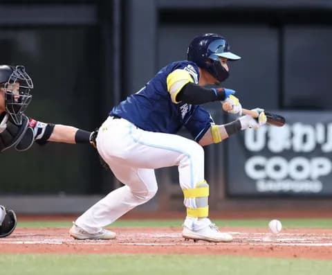 【日本ハム】水野達稀が“バースデースクイズ”成功！初球バッチリ「１発で決められて良かった」