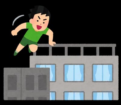 【閲覧注意】陽キャ、パルクールに失敗