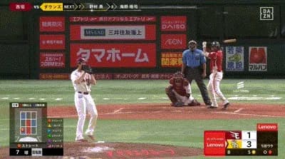 【ソフトバンク対楽天16回戦】ソフトバンク・ダウンズ、二試合連続第3号ソロホームラン！！！！！！！！！！！！