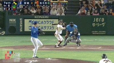 【巨人対DeNA15回戦】巨人、7回裏2アウト一二塁から佐々木のタイムリーで2点差に迫る！！！！！