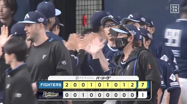 【オリックス対日本ハム17回戦】日本ハムが７－１でオリックスに快勝！レイエス先制打！郡司６号ソロ！バーヘイゲン３勝目！オリックスは２か月ぶり４連勝ならず