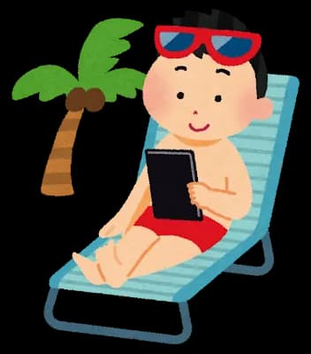 ベランダで日焼けするワイ(ﾎﾓ)