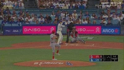 大谷翔平、第一打席で五試合連続安打となるツーベースヒット！！！！！！！！