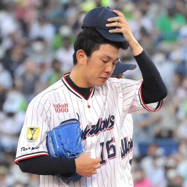 原樹理(32) 防御率9.99 被打率.376 whip2.05 ※2軍成績