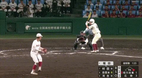 広陵高校、１回戦突破も笑顔無し