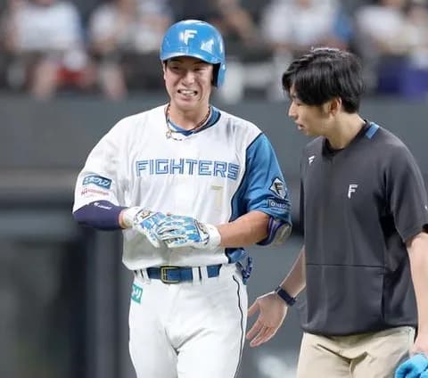 【日本ハム】選手会長の松本剛、右手指にボール直撃で負傷交代　新庄監督「セーフ」骨折は回避