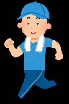 バカガイジワイ、猛暑の中ランニングへ...