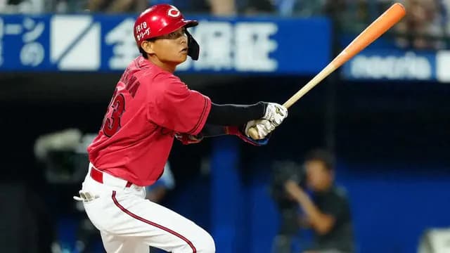 カープ前川、プロ2打席目で初安打！「フェアゾーンに落ちてくれと思って走った」