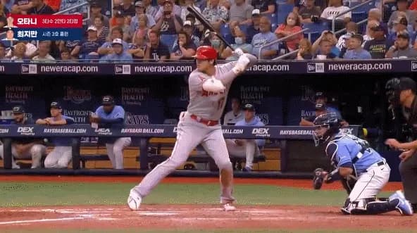 【GIF】大谷翔平のフルスイングを尻で受けたら100万円チャレンジ