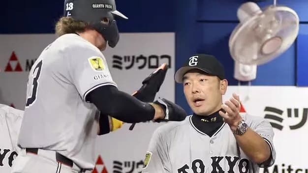 巨人・阿部慎之助監督、キャベッジの〝単独三盗〟をたたえつつ「これ以上は調子に乗らせないように」