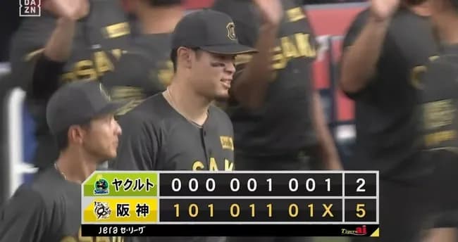 阪神、今季最長の６カード連続勝ち越し！優勝Ｍは「２９」佐藤輝明が３１号含む怒濤の４安打　才木が完投で２年連続２桁到達の１０勝目