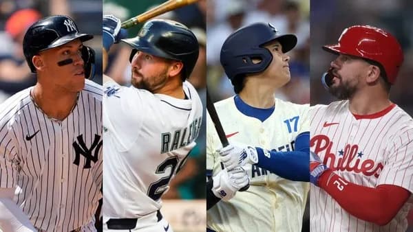 ローリー45本  大谷43本 シュワーバー42本 ジャッジ38本