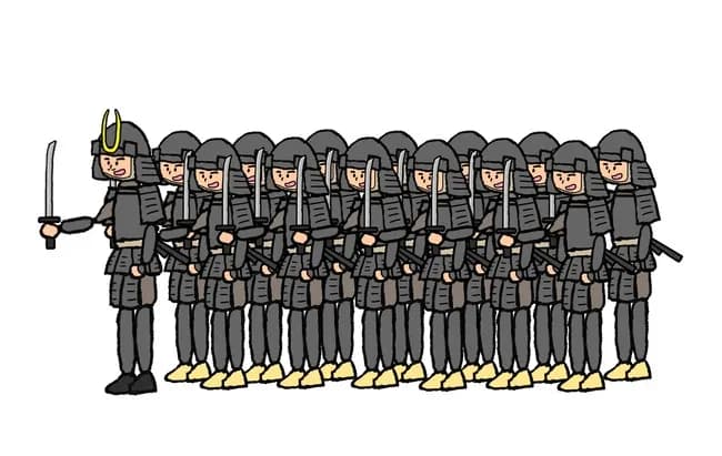戦国時代の合戦で実際に戦ってたのは徴兵された百姓で武士はそんなに戦ってないという現実