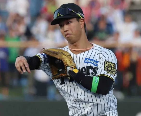 阪神・百崎蒼生が退院　2軍戦で顔面に死球受け手術「またプレーできる日を楽しみに」