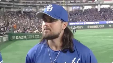 中日チェイビスがヒーローインタビュー！日本語で「みんな、ドラゴンズファン、愛してる」