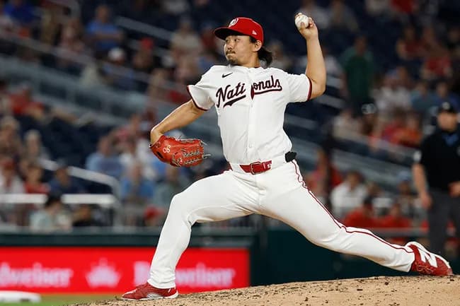 小笠原慎之介が僅か4球でメジャー初勝利　シュワーバーを三振→直後に逆転…7試合目で待望の白星