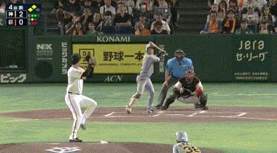 【巨人対阪神19回戦】阪神、4回表2アウト二三塁から近本の2点タイムリーでリードを4点に広げる！！！！！！！！！！！！！