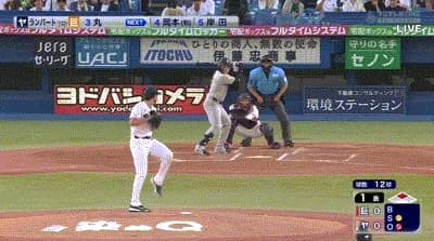 【ヤクルト対巨人17回戦】巨人・丸、二試合連発第５号先制２ランホームラン